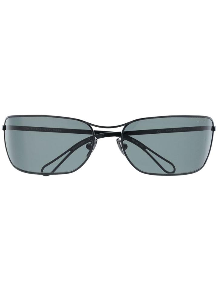 Retrosuperfuture Super By Retrosuperfuture Zebedia Sunglasses - Black