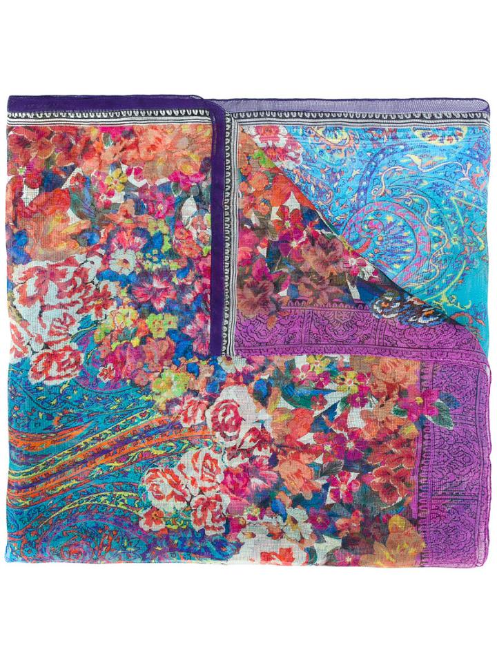 Etro - Printed Scarf - Women - Silk - One Size, Women's, Silk