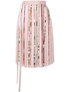 Marco De Vincenzo Sequin Embellished Skirt - Pink