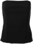Dion Lee Laced Detail Bustier, Women's, Size: 10, Black, Polyester/spandex/elastane/polyimide