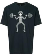 Blackbarrett 'alien Athletes' Print T-shirt - Blue
