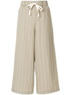 Erika Cavallini Cropped Trousers - Nude & Neutrals
