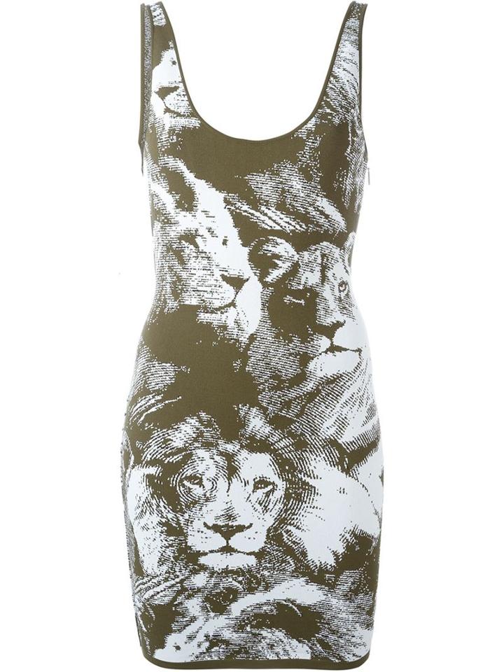 Roberto Cavalli Leo Camouflage Dress