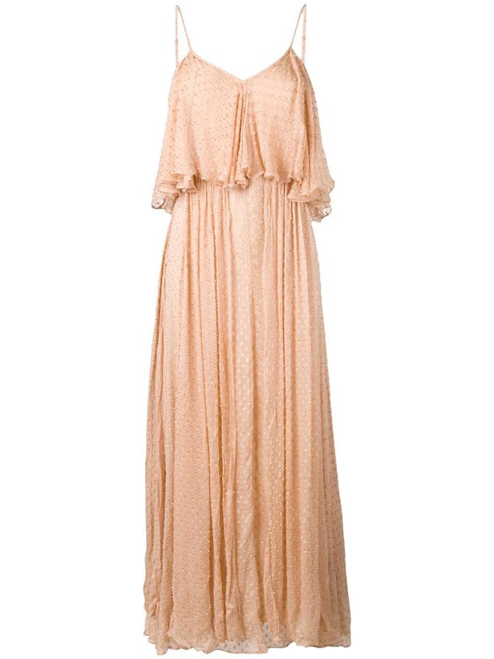 Mes Demoiselles Tiered Evening Gown - Neutrals