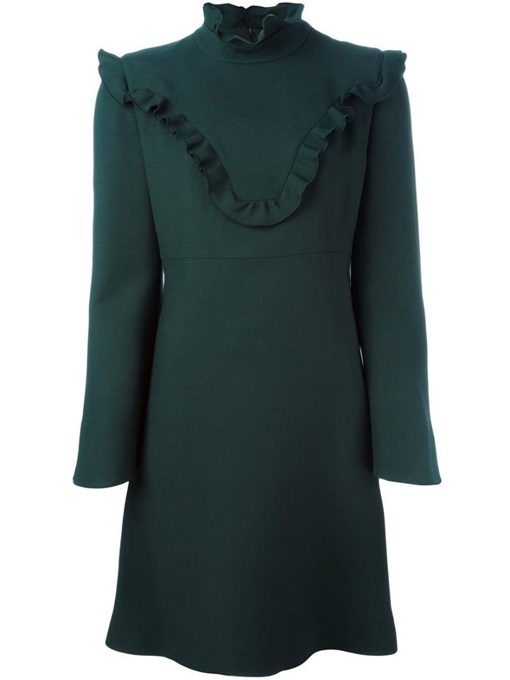 Fendi Frill Trim Dress