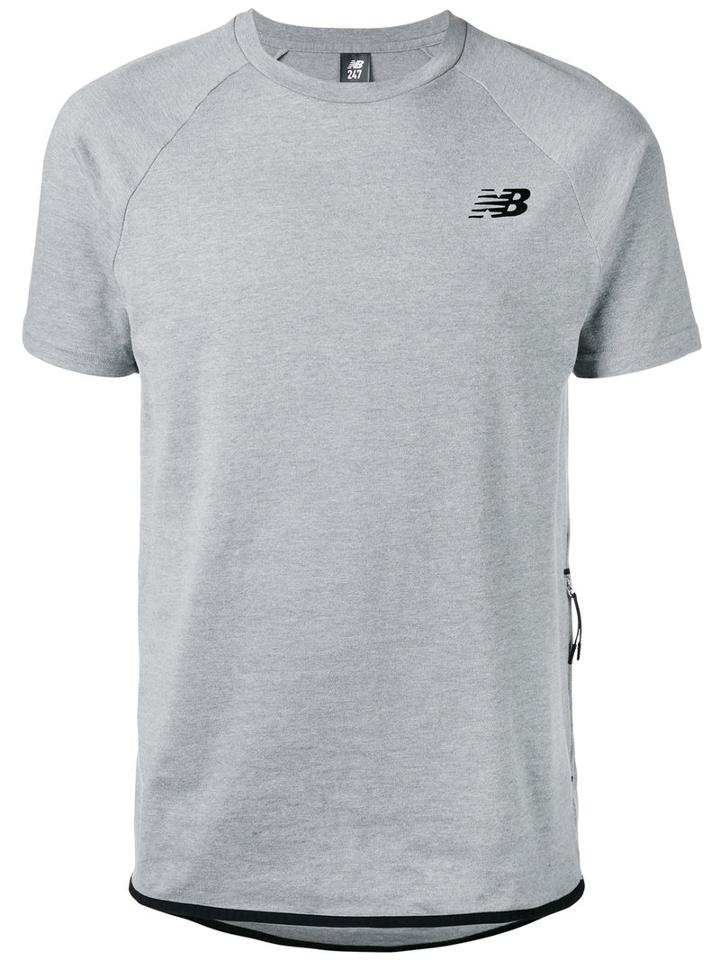 New Balance Tech Performance T-shirt, Men's, Size: Medium, Grey