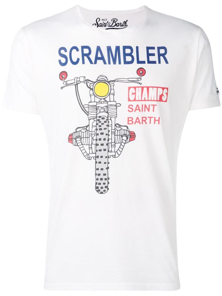 Mc2 Saint Barth Scrambler T-shirt - White