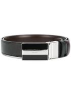 Bally Front Buckle Classic Belt - Black