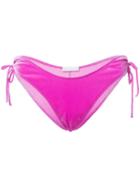 Fleur Du Mal High Leg Bikini Bottom - Pink