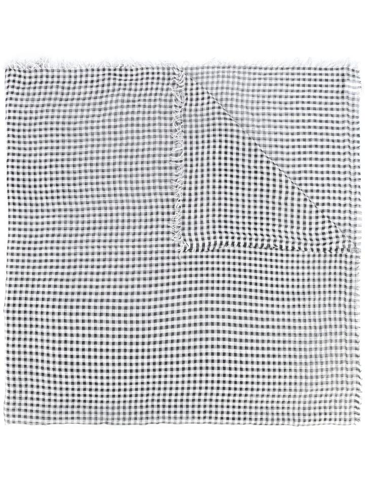 Faliero Sarti Tensia Scarf, Women's, Black, Silk/cotton/modal