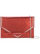 Marc Ellis Metallic Star Stud Clutch - Red