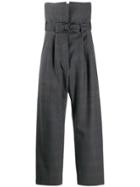 Loewe Folded Waist Trousers - Blue