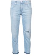 Citizens Of Humanity Cropped Slim Fit Jeans - Blue