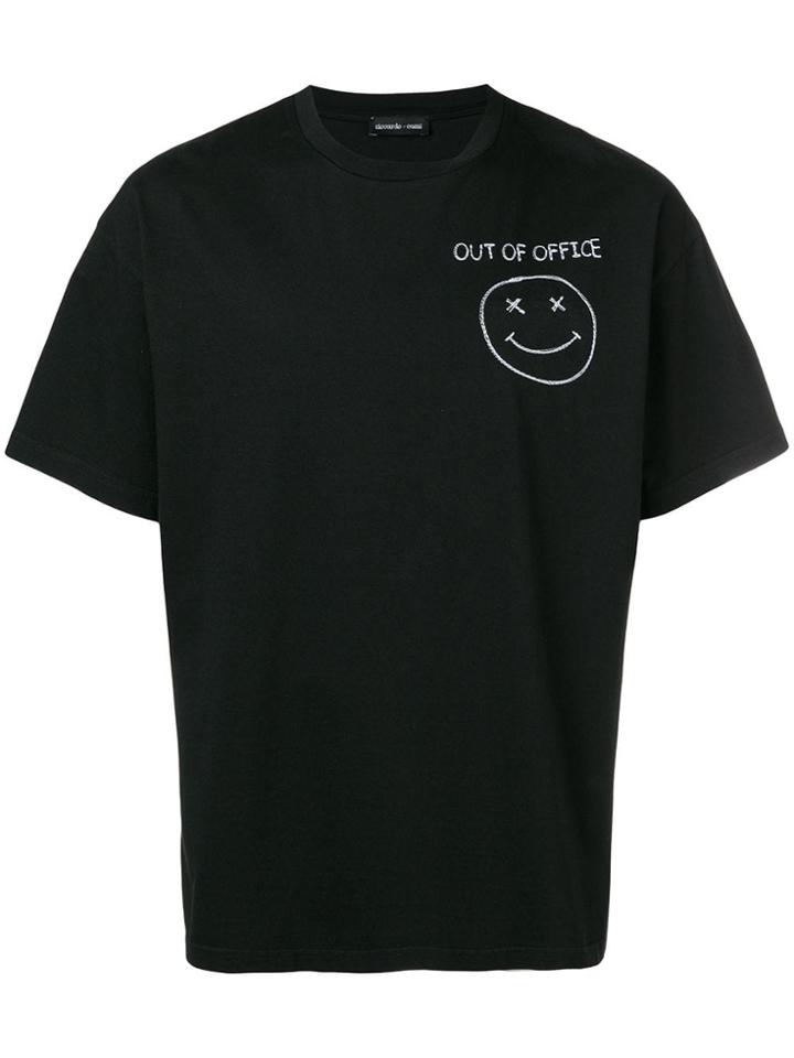 Riccardo Comi Smiley T-shirt - Black