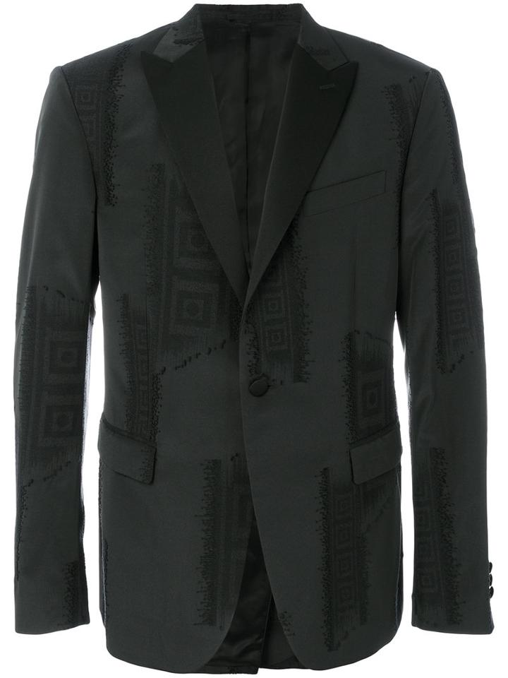 Versace - Baroque Embroidered Blazer - Men - Cotton/acrylic/polyamide/viscose - 48, Black, Cotton/acrylic/polyamide/viscose