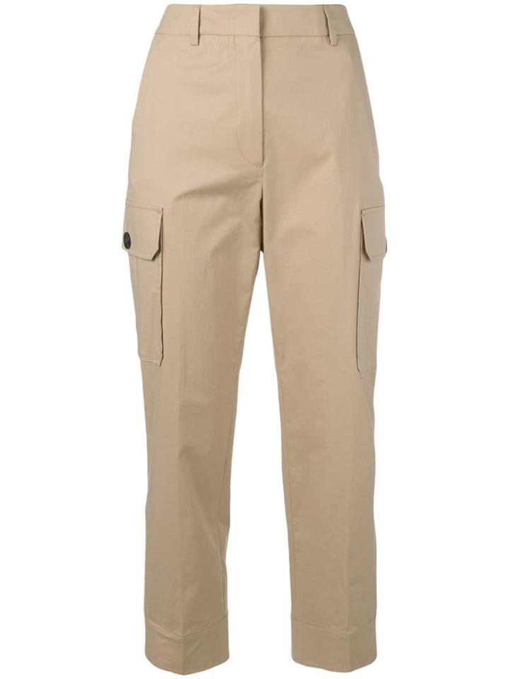 Incotex Cropped Cargo Trousers - Neutrals