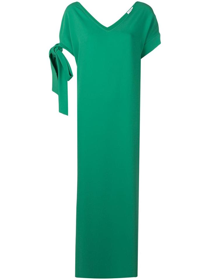 P.a.r.o.s.h. Knot Detail Long Dress - Green