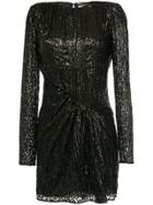 Saint Laurent Fitted Party Dress - Black