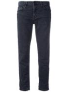 Current/elliott 'the Fling' Cropped Jeans, Women's, Size: 29, Black, Cotton/spandex/elastane