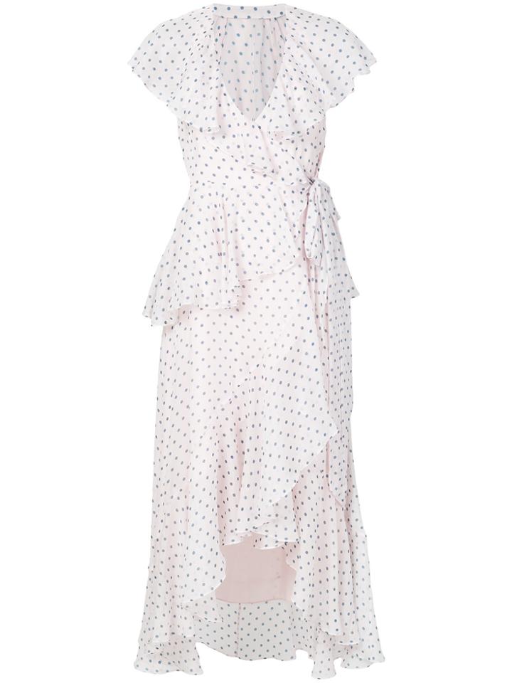 Temperley London Polka Dot Dress - Pink & Purple