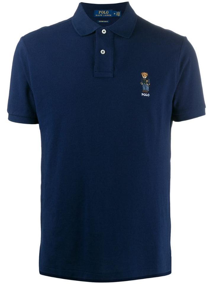 Polo Ralph Lauren Teddy Embroidered Polo Shirt - Blue