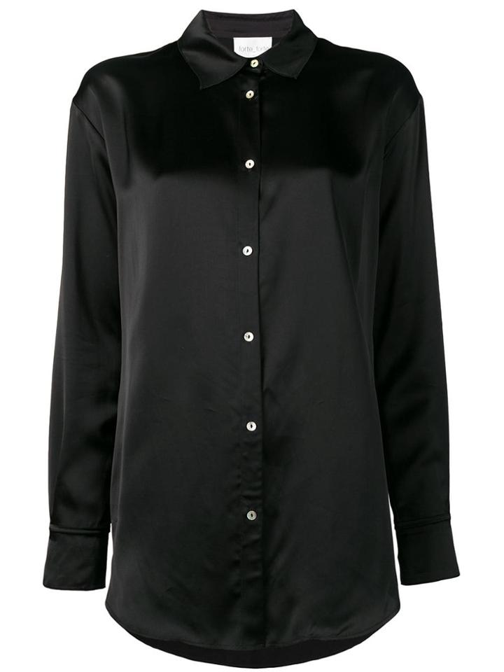 Forte Forte Longline Shirt - Black
