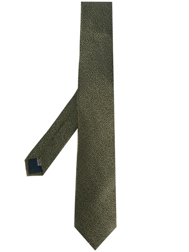 Lanvin Classic Textured Tie - Green