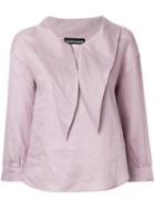 Emporio Armani Pointed-collar Blouse - Pink
