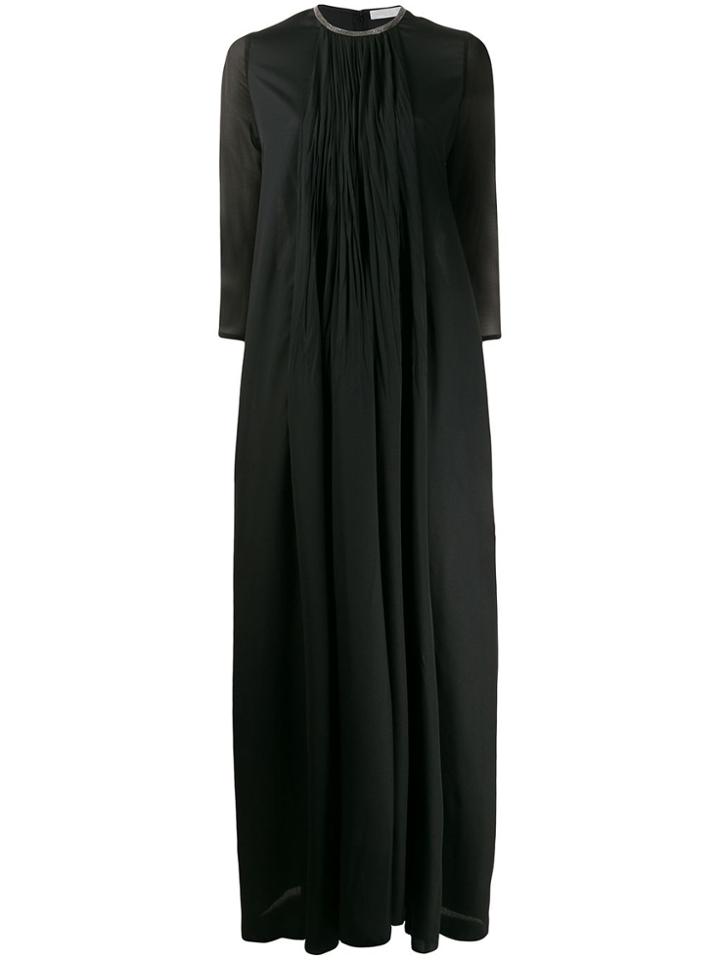 Fabiana Filippi Pleated Shift Dress - Black