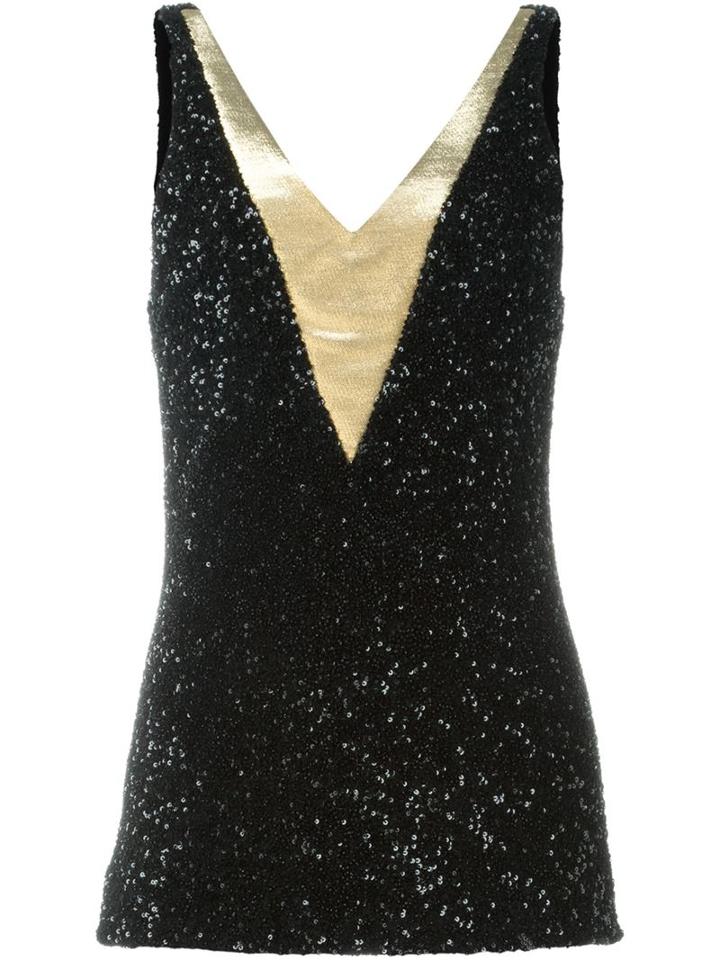 Manish Arora Panelled Sequinned Top