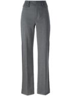 Dondup 'palace' Straight Leg Trousers - Grey