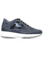 Hogan Sequin Embellished Sneakers - Blue
