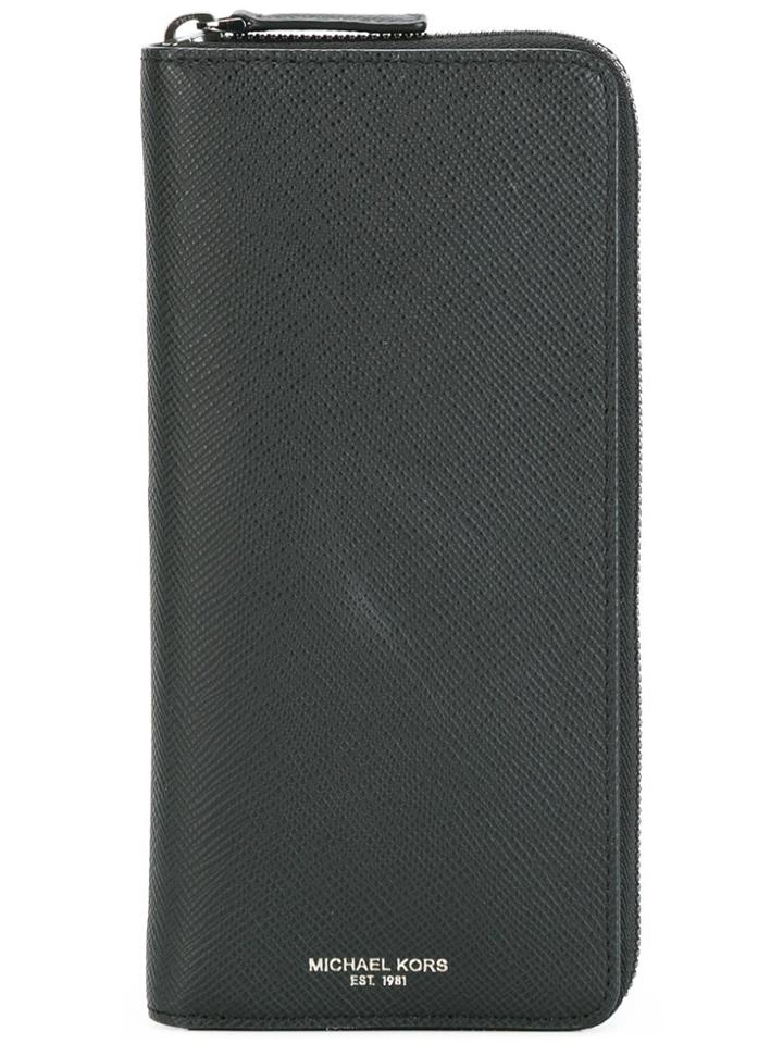 Michael Kors Collection Rectangular Logo Wallet - Black