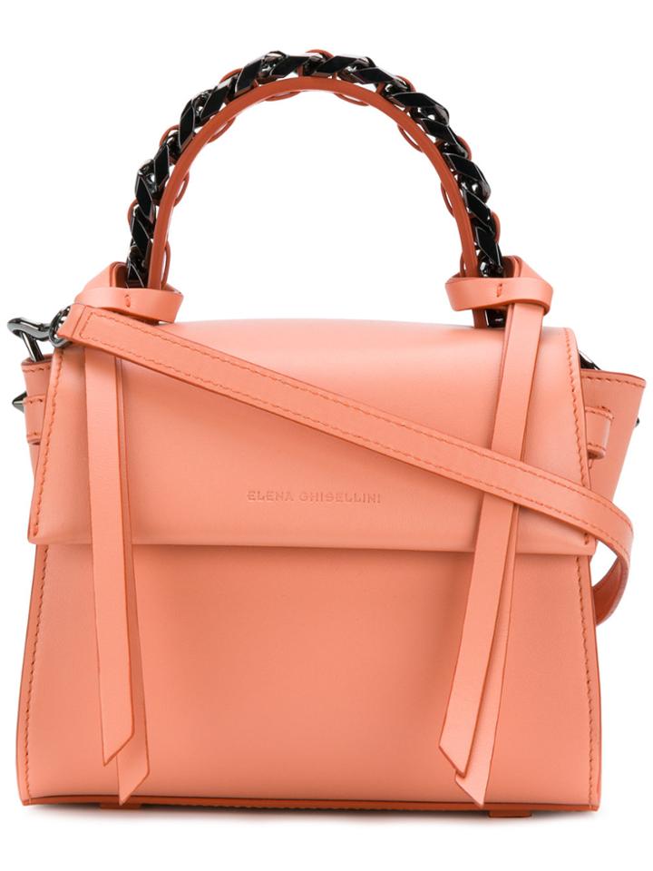 Elena Ghisellini Angel Xs Sensual Top Handle Bag - Yellow & Orange