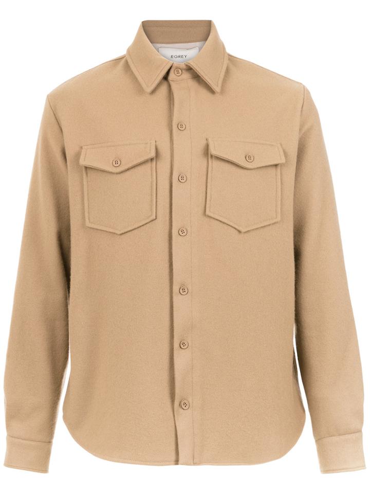 Egrey Chest Pockets Shirt - Nude & Neutrals