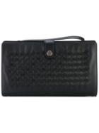 Bottega Veneta Nero Intrecciato Calf Multi-functional Case - Black
