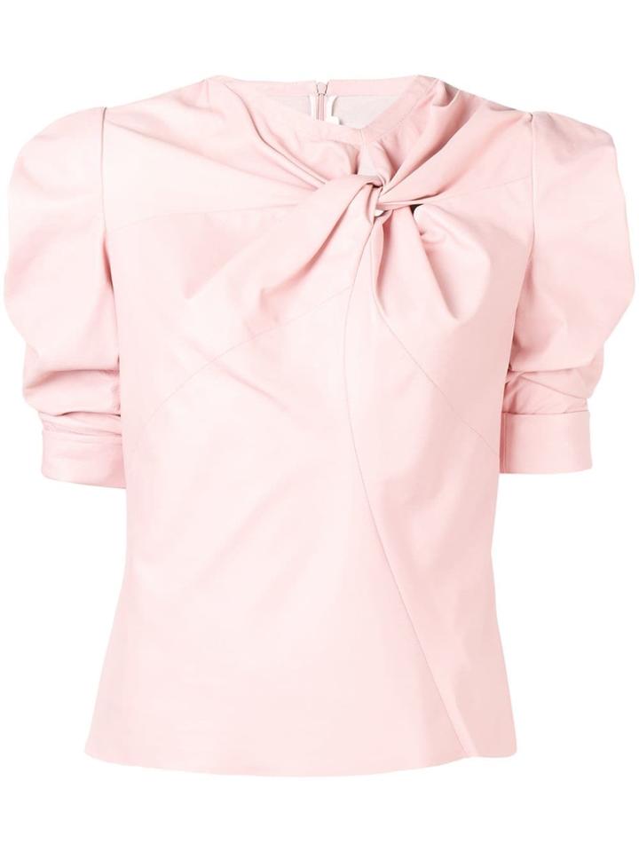 Drome Knot Front Top - Pink