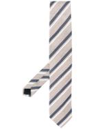 Lardini Diagonal Striped Tie - Neutrals