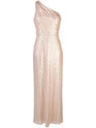 Amsale One-shoulder Gown - Gold