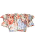 Mary Katrantzou Athena Poplin Dove Blouse - White