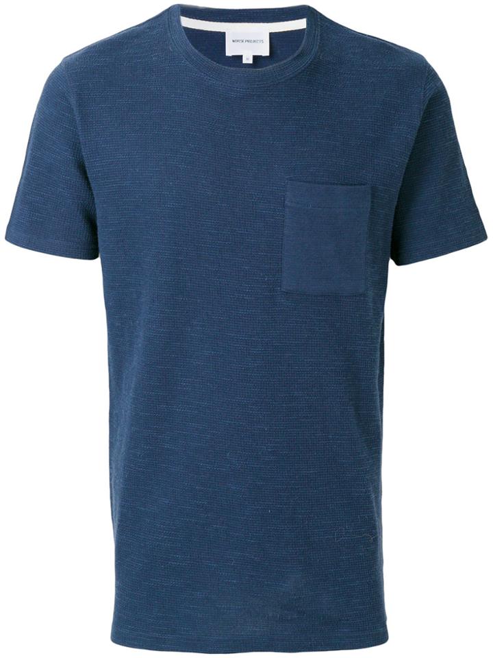 Norse Projects Niels Pocket T-shirt - Blue