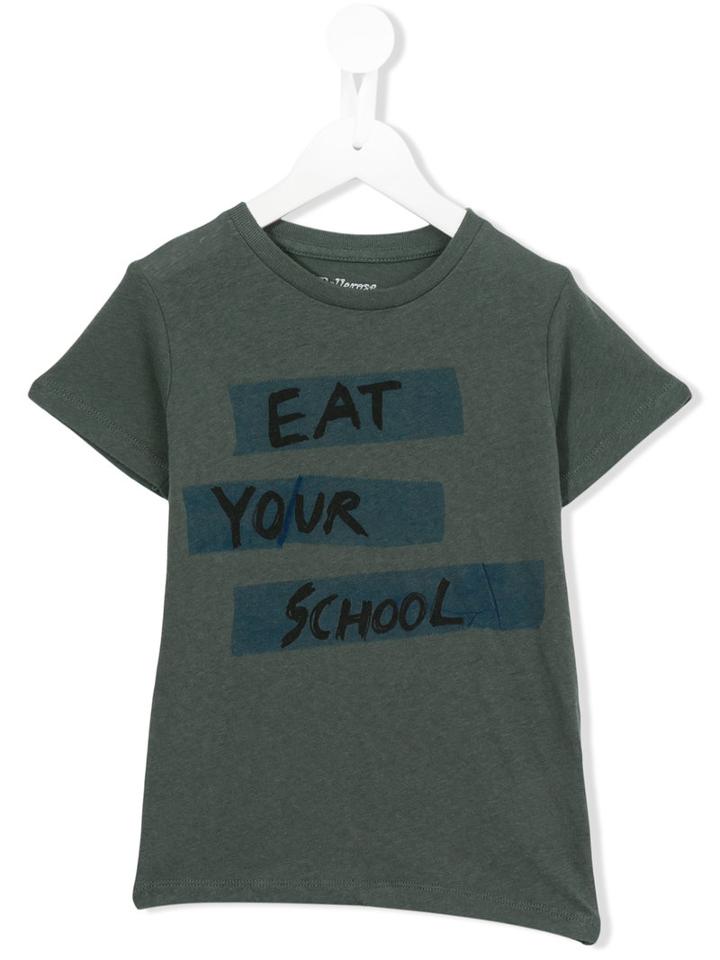 Bellerose Kids Eat Your School T-shirt, Boy's, Size: 12 Yrs, Grey