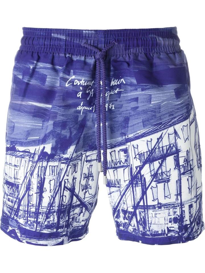 Vilebrequin Sketch Print Swim Shorts