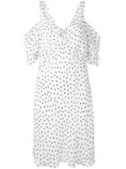 Mcq Alexander Mcqueen - Polka Dot Shift Dress - Women - Polyester - 38, White, Polyester