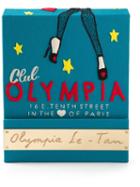 Olympia Le-tan Matchbook Clutch, Women's, Blue, Cotton/brass