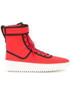 Fear Of God Hi Top Sneakers - Red