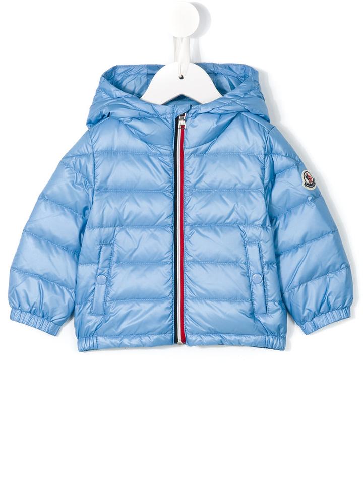 Moncler Kids Padded Coat, Infant, Size: 9-12 Mth, Blue
