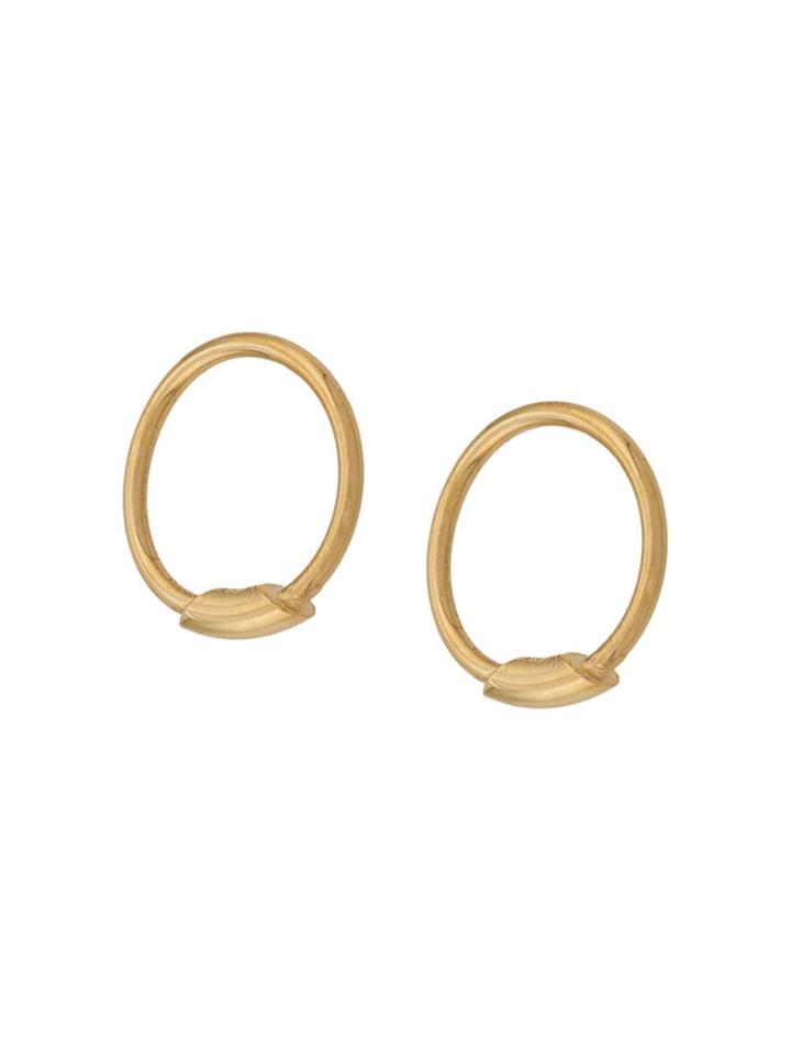 Maria Black Basic Xs Hoop Earrings - Gold