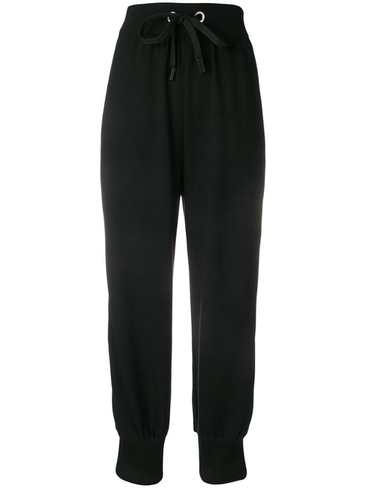 No Ka' Oi High Waisted Casual Track Pants - Black