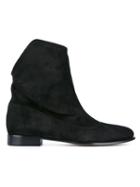 Jimmy Choo Mina Cowboy Boots, Women's, Size: 40.5, Black, Leather/suede/rubber